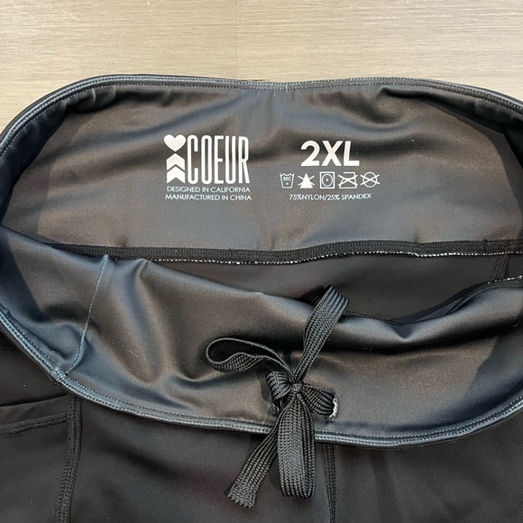 Coeur Sports Little Black Run Shorts - XXL - Picture 3 of 5